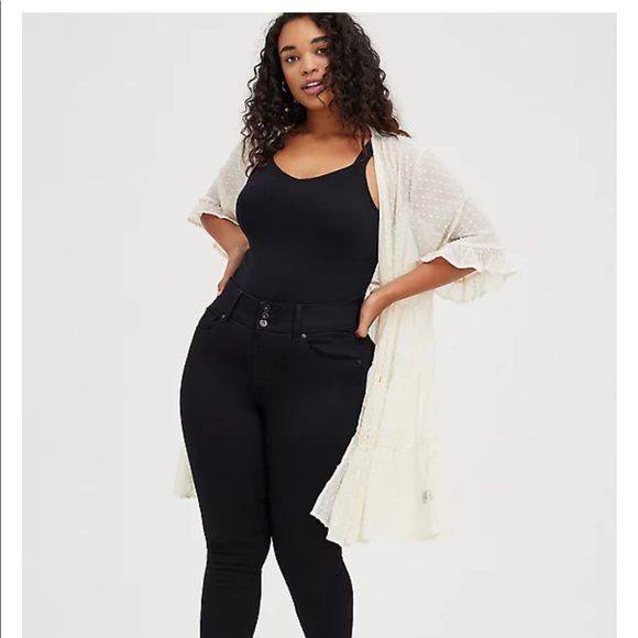 NWT TORRID Tiered Ruffle Kimono 👘 - Picture 5 of 5